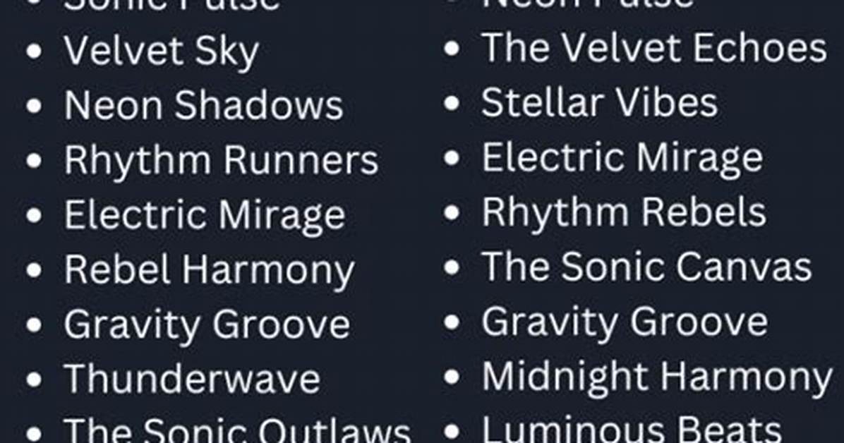 10 Rock Bands with Three Word Names