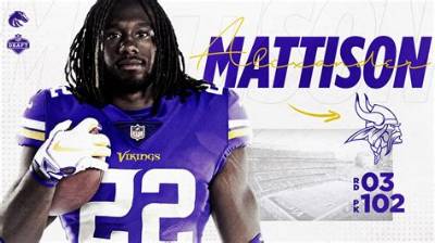 Alexander Mattison Salary, Net Worth, Trade, Draft, Contract, College, Age, 40 Time