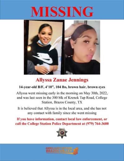 Allyssa Jennings Missing Case Comes to an End