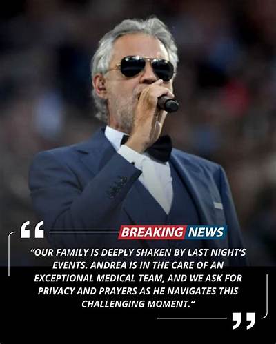 Andrea Bocelli Surgery and Health Update: Lost His Eye Sight at the Age of 12