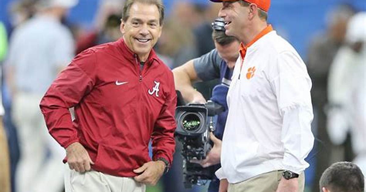 Are Dabo Swinney and Nick Saban Friends?