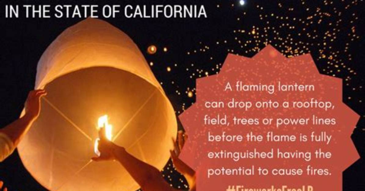 Are Sky Lanterns Legal in Los Angeles