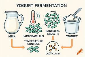 Bacteria and Fungi Involved in Yogurt Production