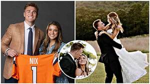 Bo Nix Kid with Wife Izzy Smoke, the Child in the Wedding Pictures