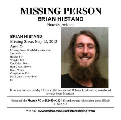 Brian Histand Mother Tracey Histand: Robert Hoagland Missing Update