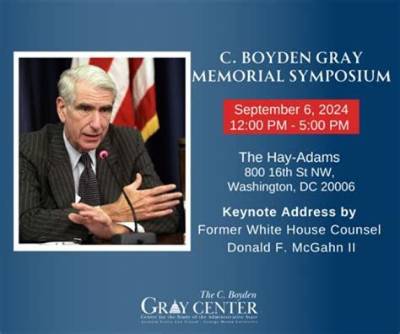 C. Boyden Gray Net Worth at Death & Obituary