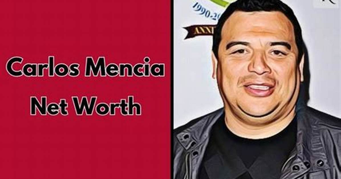 Carlos Mencia Net Worth: Career and Lifestyle