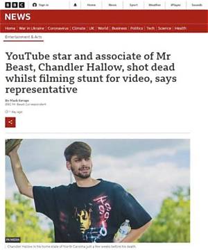 Chandler Hallow Death Hoax at Bbc, Youtuber & Mr Beast Associate Debunks Fake News About His Passing on Twitter