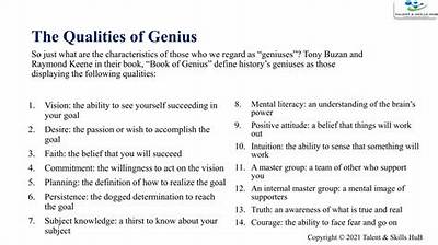 Characteristics of Genius Personality