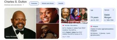 Charles S Dutton Bio, Age, Wife, Children, Movies and Net Worth