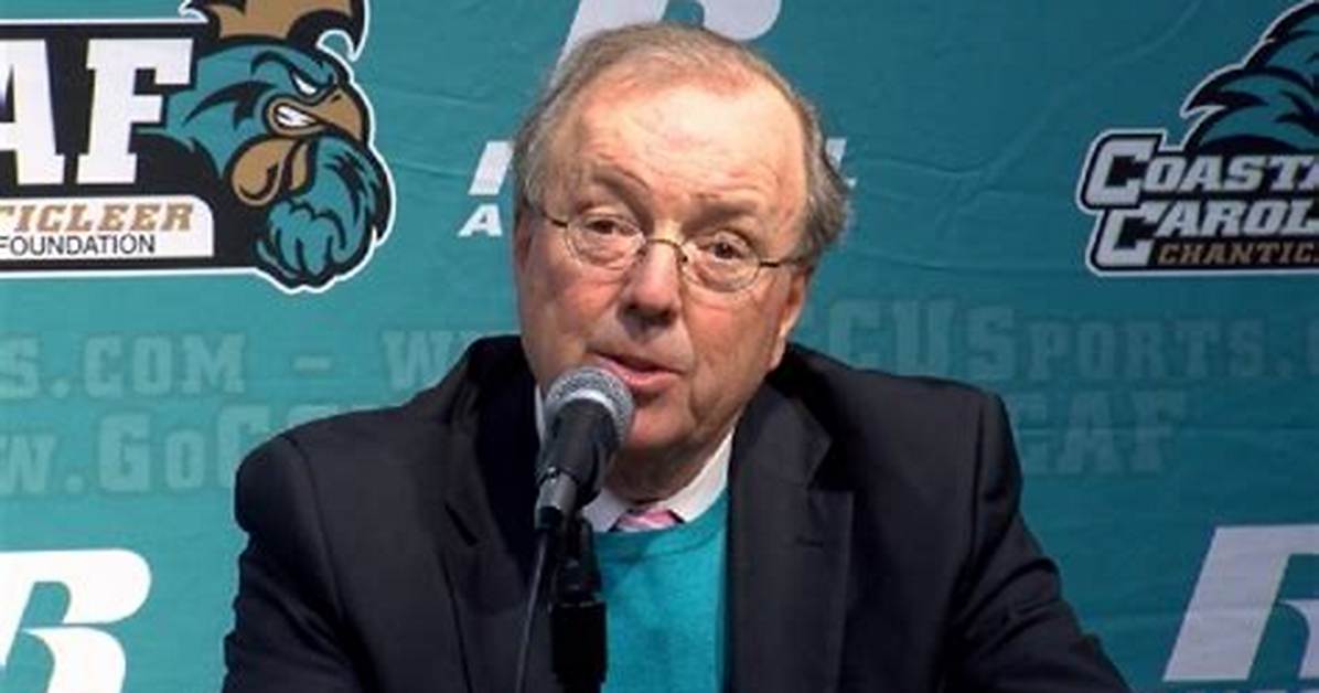 Coastal Carolina Cliff Ellis Salary Is $400,00 That Sums His Worth in a Million
