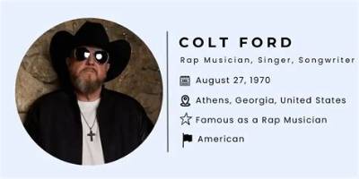 Colt Ford Bio, Age, Wife, Parents, Net Worth and Career