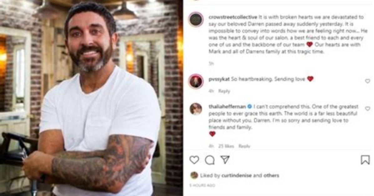 Darren Lacken Rip: Crow Street Hairstylist Is Dead, Obituary- Meet Partner Mark Talbot