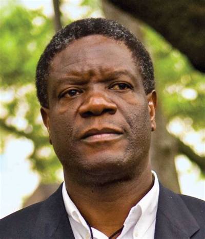 Denis Mukwege Wikipedia, Biography, Wife, Age, Nationality, Nobel Peace Prize