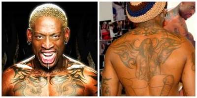 Dennis Rodman Back Tattoo Meaning Explained on Twitter