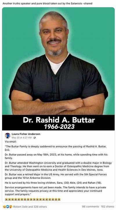 Dr. Rashid Buttar Death and Obituary: How Did He Die?