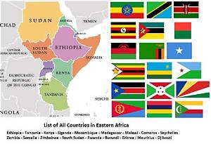 East African Countries: List of Countries in East Africa