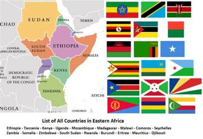 East African Countries: List of Countries in East Africa