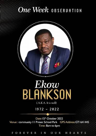 Ekow Blankson Cause of Death