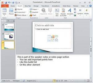 Examples of Speaker Notes in Powerpoint