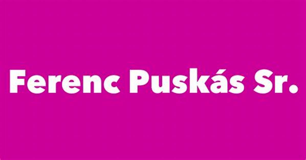 Ferenc Pusk%C3%A1S Cause of Death What Happened 300. Jpg