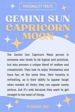 Gemini Sun Capricorn Moon