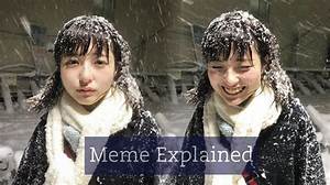 Girl Behind Snow Meme Mogusa Shirose -What’s Happened to Her?
