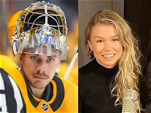 Goaltender Juuse Saros and His Girlfriend Minna Varis Have Known Each Other Since They Were Teenagers