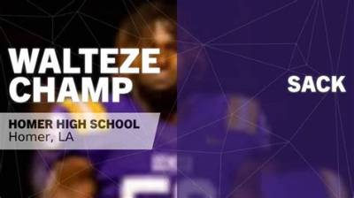 Homer High School Walteze Champ College Offers and Commitment