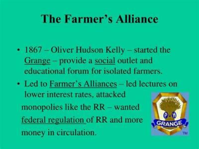 How Did Farmers Alliances Change the Way Small Farmers Operated