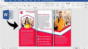 How Do I Make a Leaflet Template in Powerpoint