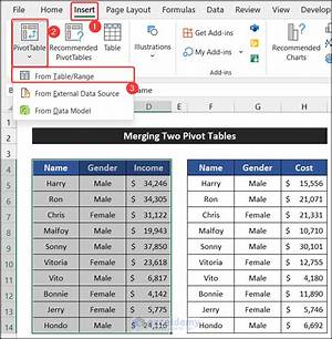 How Do I Merge Two Pivot Tables