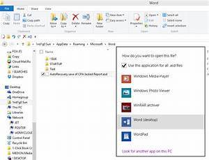 How Do I Open an Asd File in Word