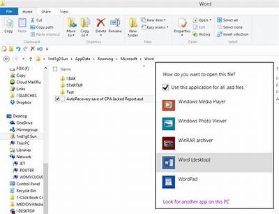 How Do I Open an Asd File in Word