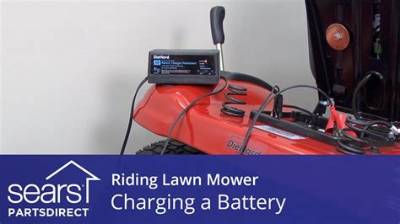 How Does a Riding Mower Charge the Battery
