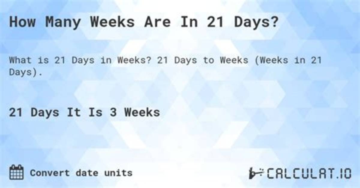 How Many Hours Are in 3 Weeks