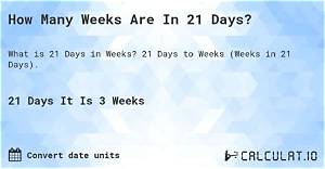 How Many Hours Are in 3 Weeks