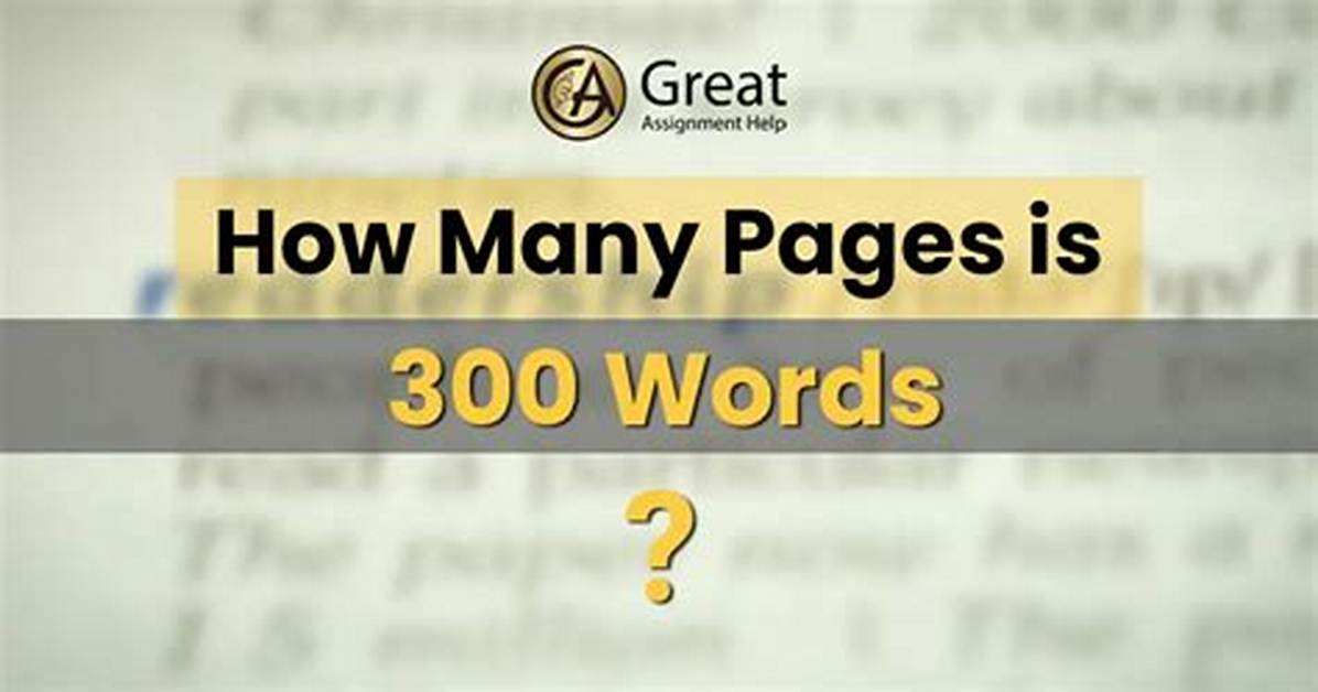 How Many Words in a 300 Page Book