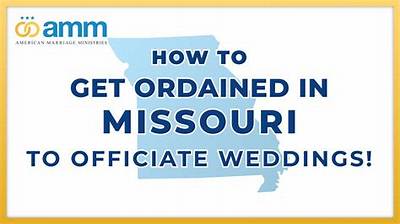 How to Become Ordained in Missouri