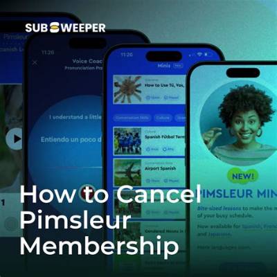 How to Cancel Pimsleur Subscription