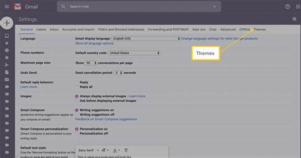 How to Change Gmail Theme
