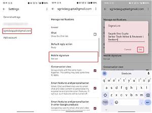 How to Change Google Signature