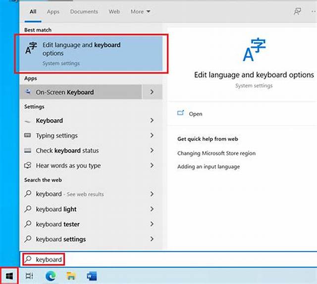 How to Change Keyboard Settings