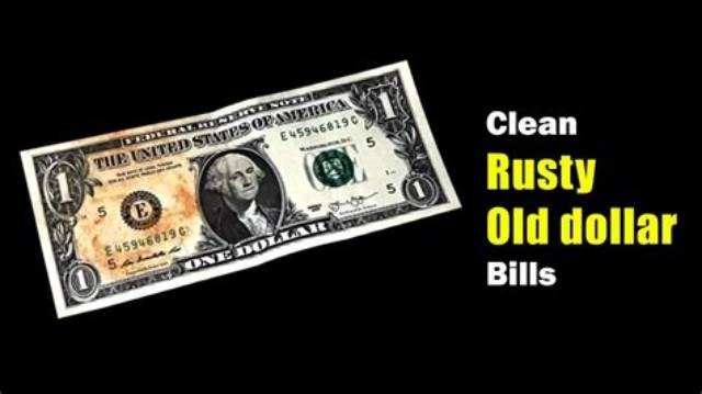 How to Clean Dollar Bills