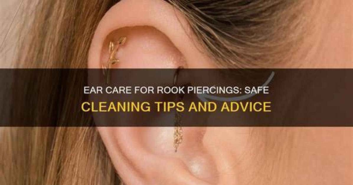 How to Clean Rook Piercing