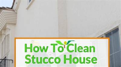 How to Clean Stucco House
