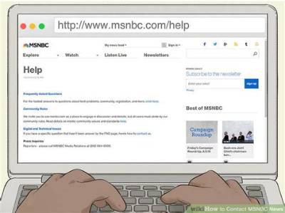 How to Contact Msnbc News
