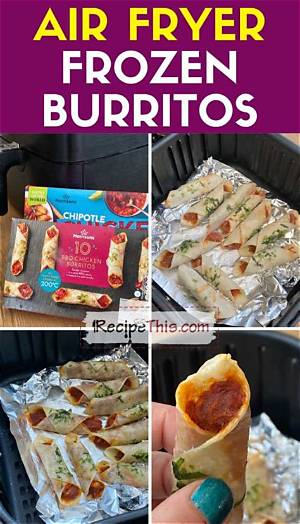 How to Cook Frozen Burritos in Air Fryer