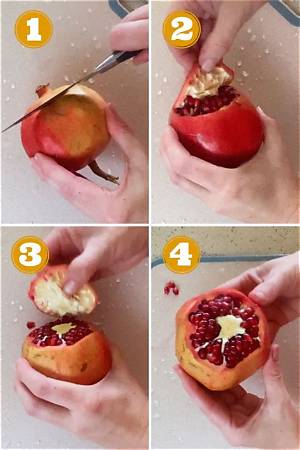 How to Cut Pomegranate Fruit