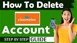 How to Delete Classmates Account